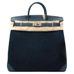 Hermes Bleu Nuit Todoo Feutre & Blue de Malte Evercolour Birkin 40 HAC PHW