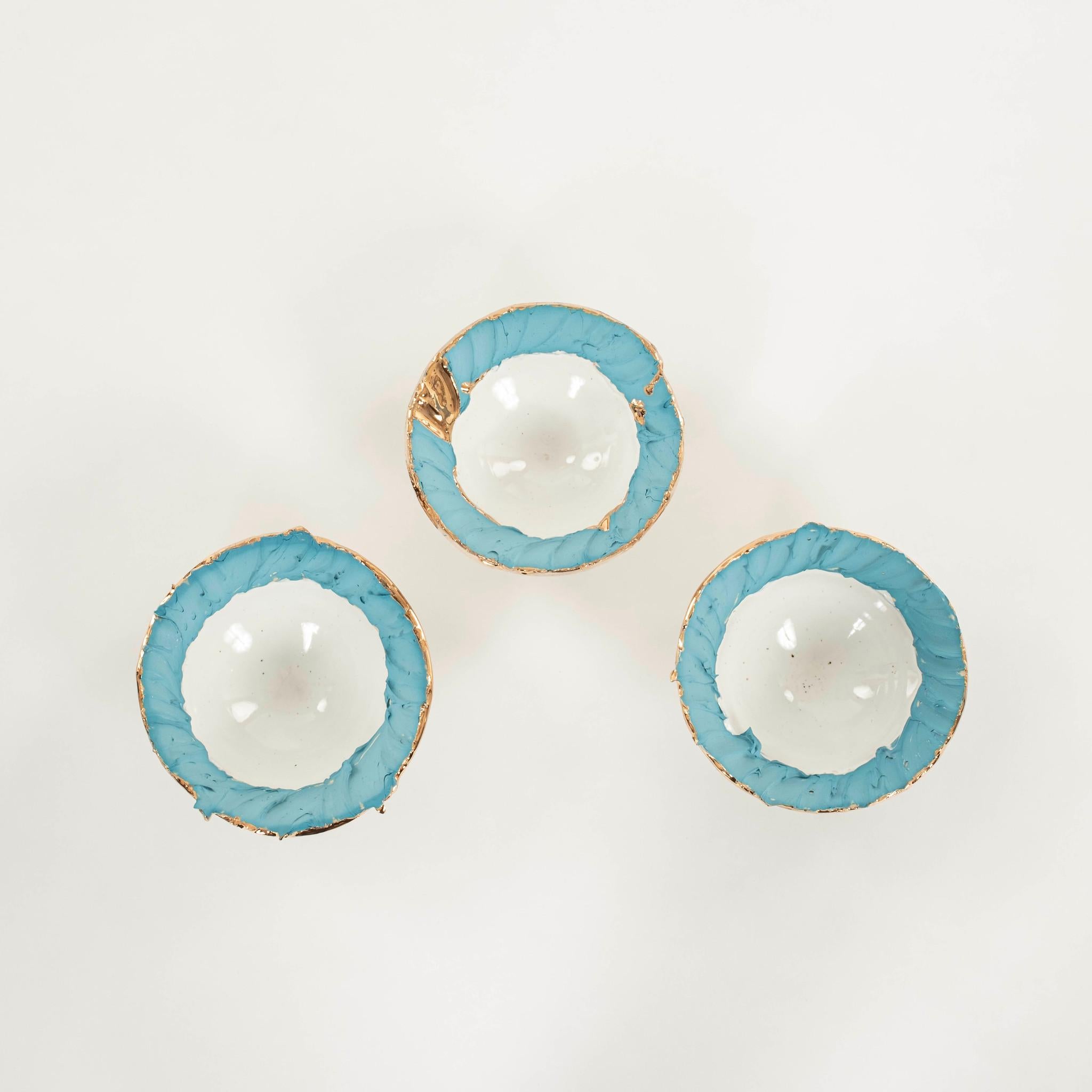 American Bleu Patisse Confetti Porcelain Bowl Chase Gamblin For Sale