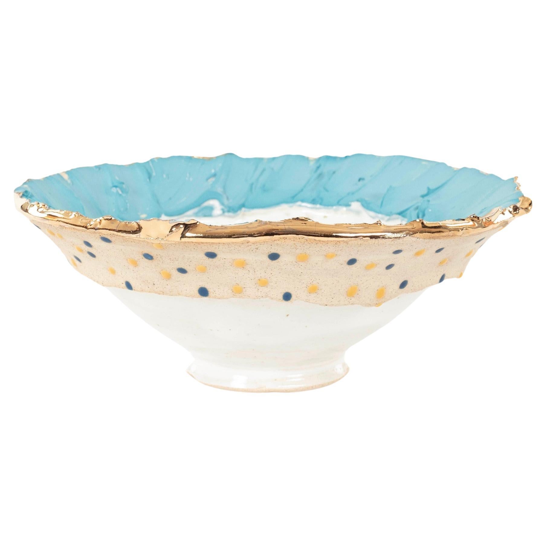 Bleu Patisse Confetti Porcelain Bowl Chase Gamblin For Sale