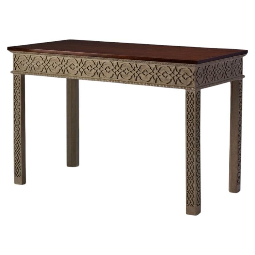 Blind Fret Side Table For Sale