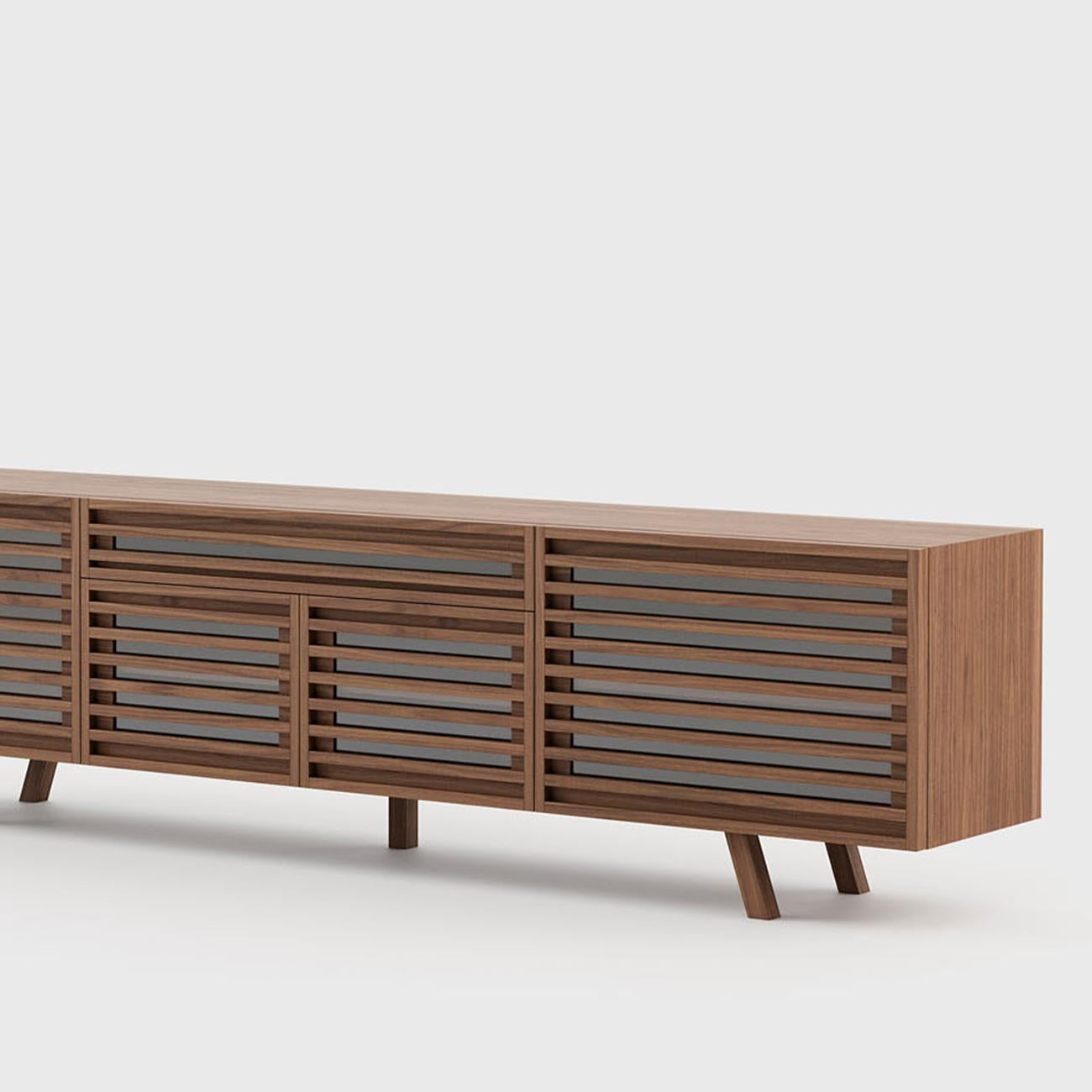 Contemporary Blind TV Sideboard For Sale