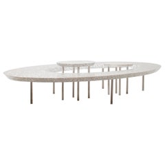 Bling Bling Coffee Table in mother of pearl - Unique Piece