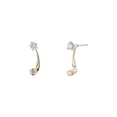 BLINKER EAR JACKETS & BOMBETTE STUDS – Diamond & 18K Gold
