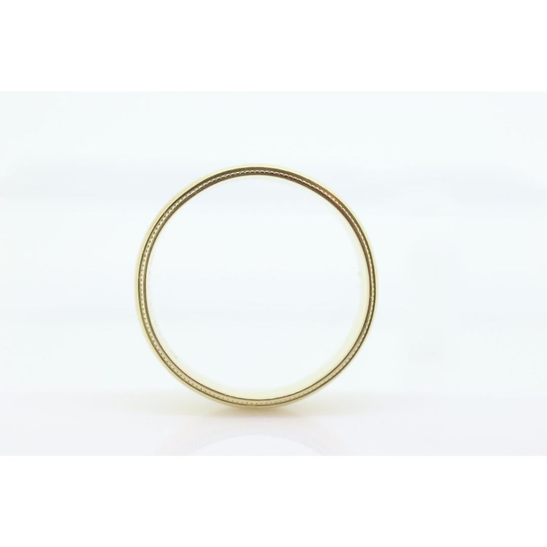 BLISS Bros 14k Milgrain Breites BLISS Band. 14k Gelbgold BLISS Milgrain tracks im Angebot 2
