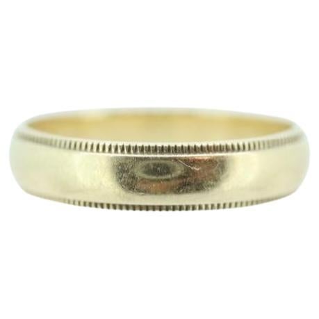 BLISS Bros 14k Milgrain Breites BLISS Band. 14k Gelbgold BLISS Milgrain tracks im Angebot