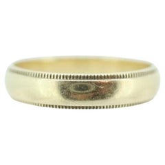 BLISS Bros 14k Milgrain Breites BLISS Band. 14k Gelbgold BLISS Milgrain tracks