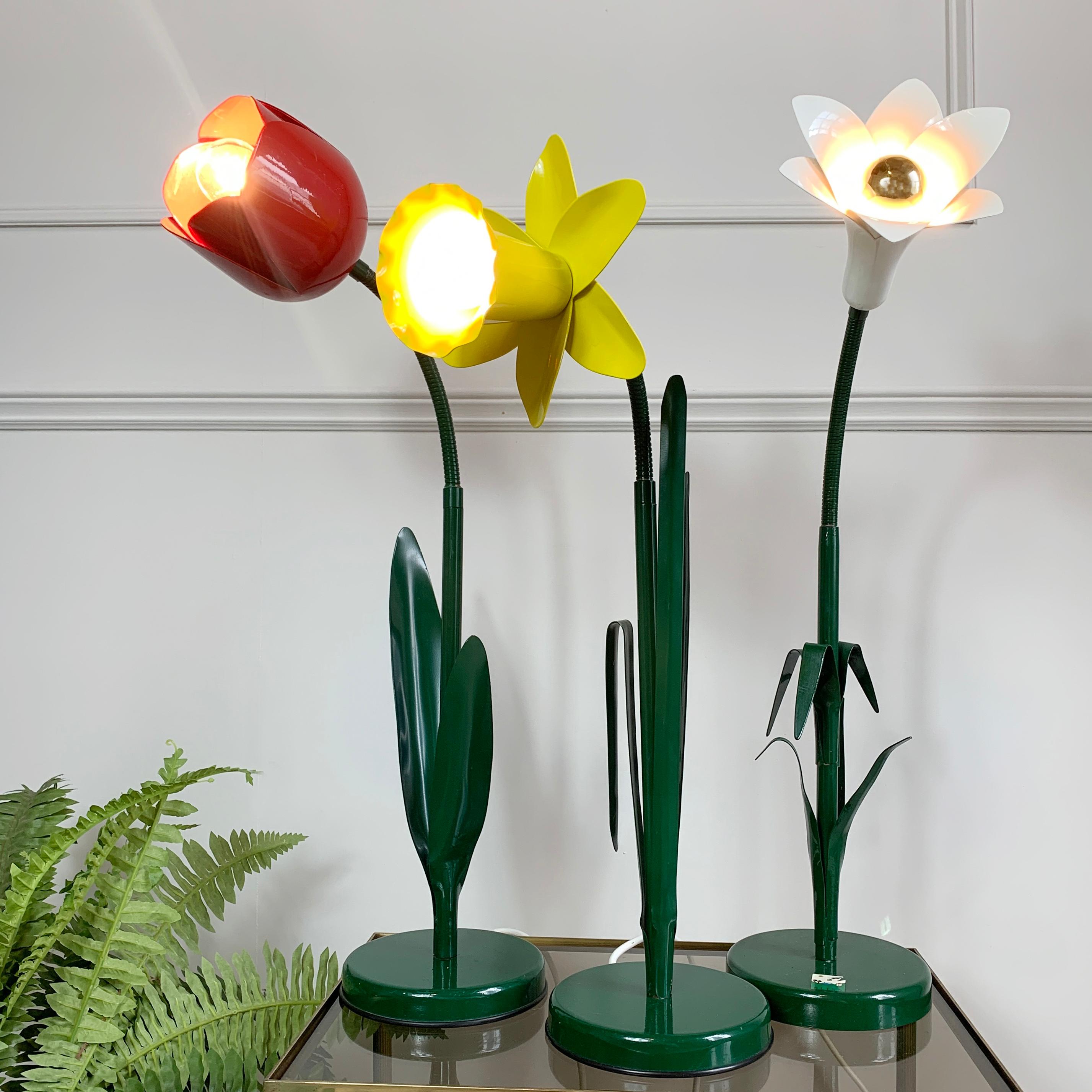 Bliss Daffodil Table Lamp, 1980’s 1