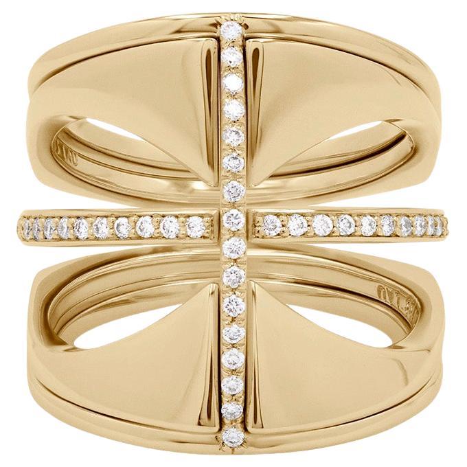 Bliss Lau Fairmined 18k Gold Kaleidoscope Ring Max For Sale