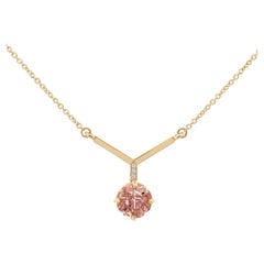 Bliss Lau One-of-A-Kind 14k Gold Imperial Topaz Rising Necklace