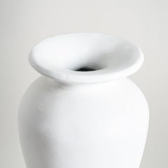 Bliss Sculpture Vase, Handmade Organic Shape in White