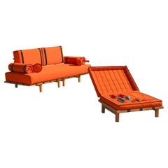 Bliss Sofa & Ottoman Set by Mother