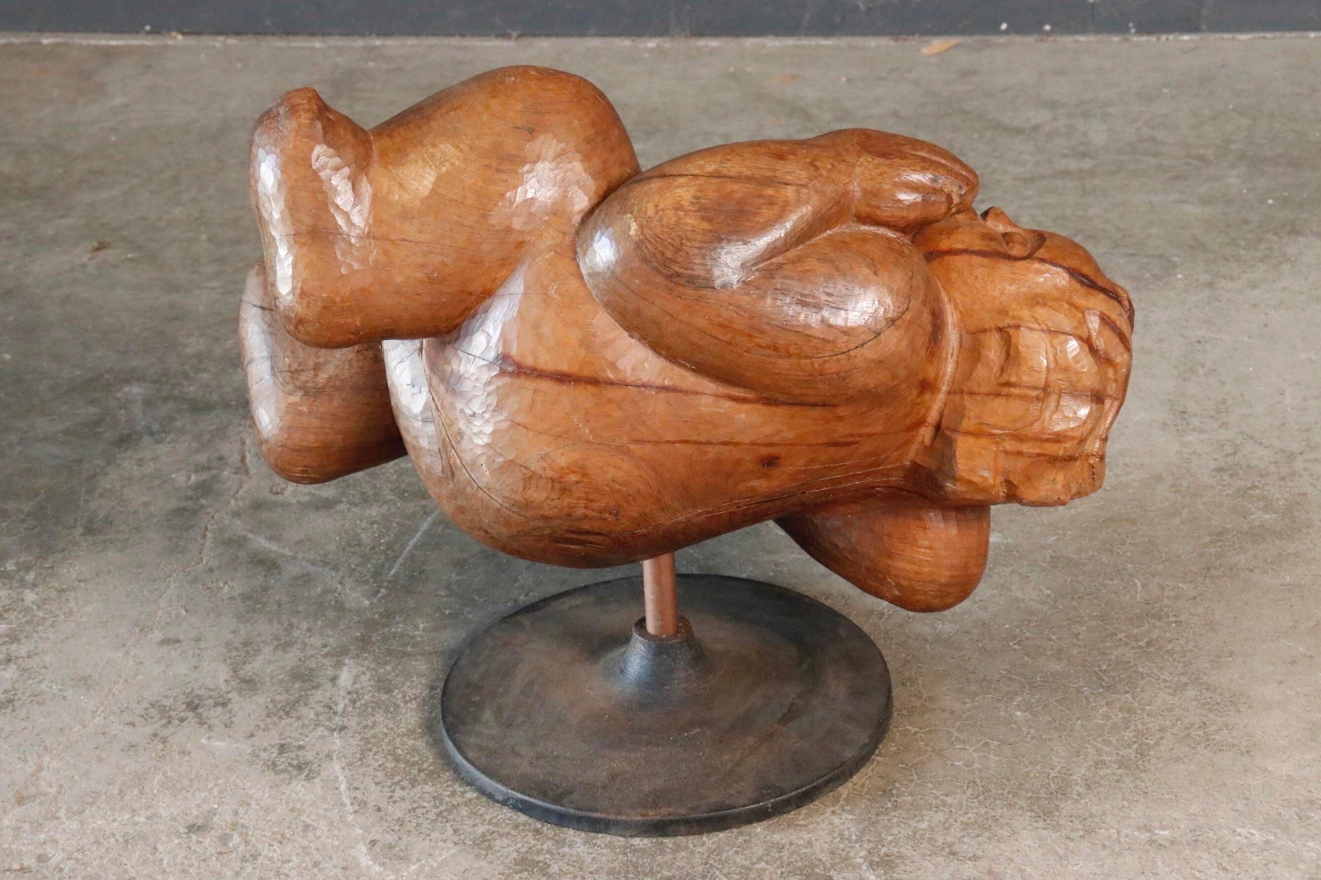 Blissfully Sleeping Figural Sculpture In Good Condition For Sale In Hudson, NY