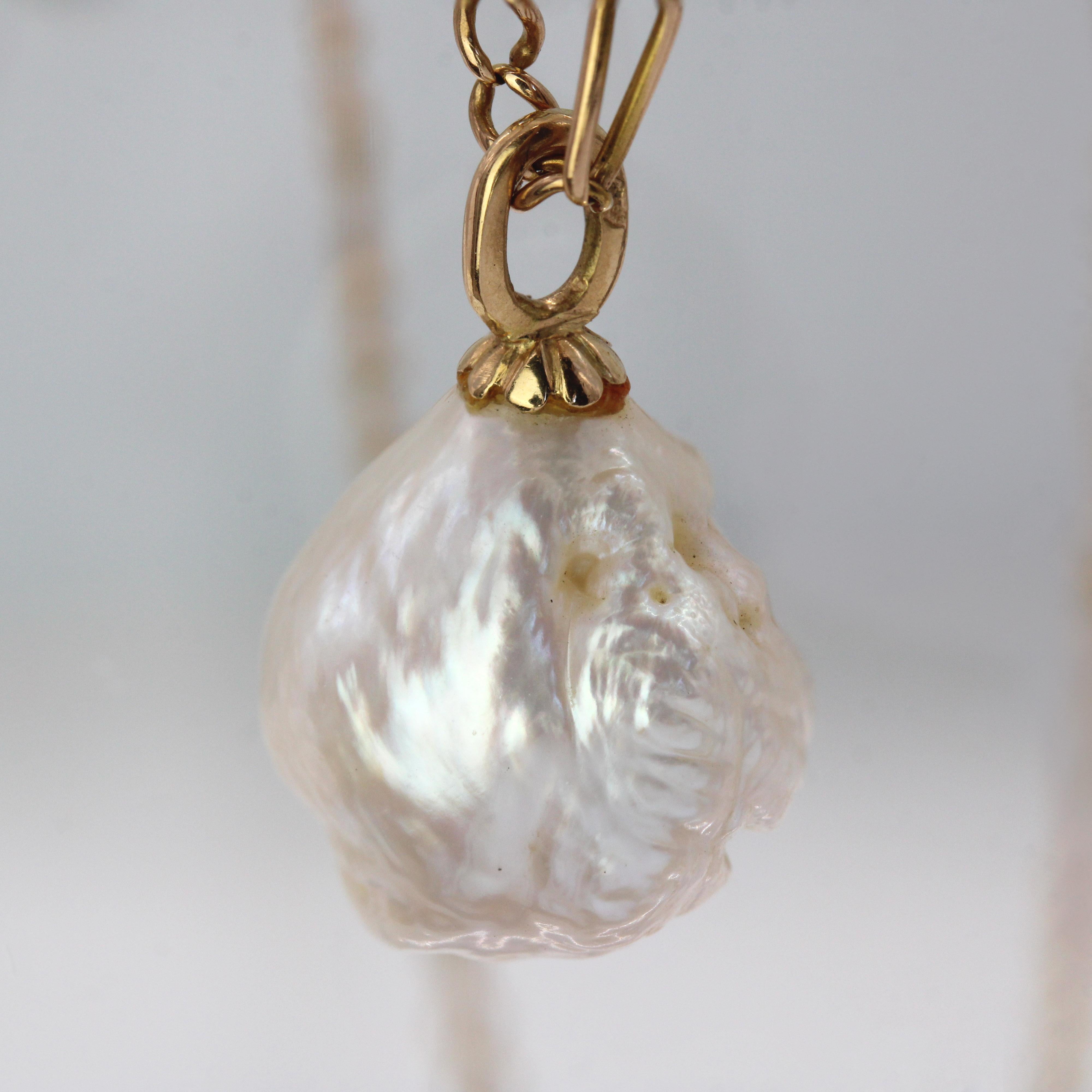 Ciondolo in oro con perla Blister in vendita 9