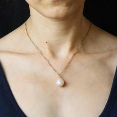 Blister Pearl Gold Pendant