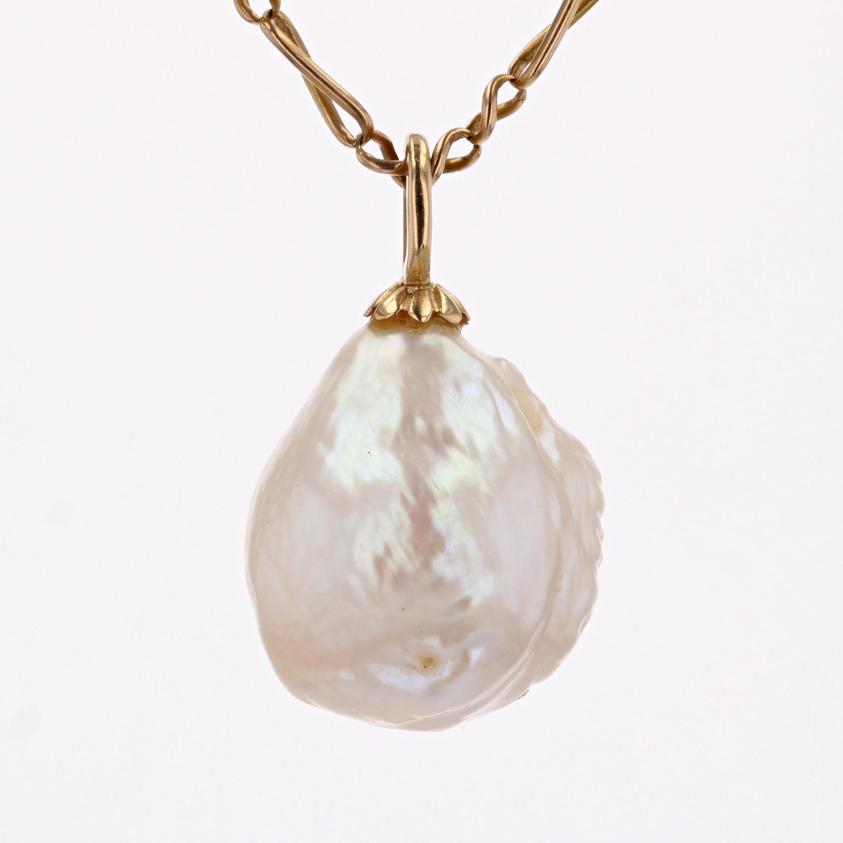 blister pearl pendant