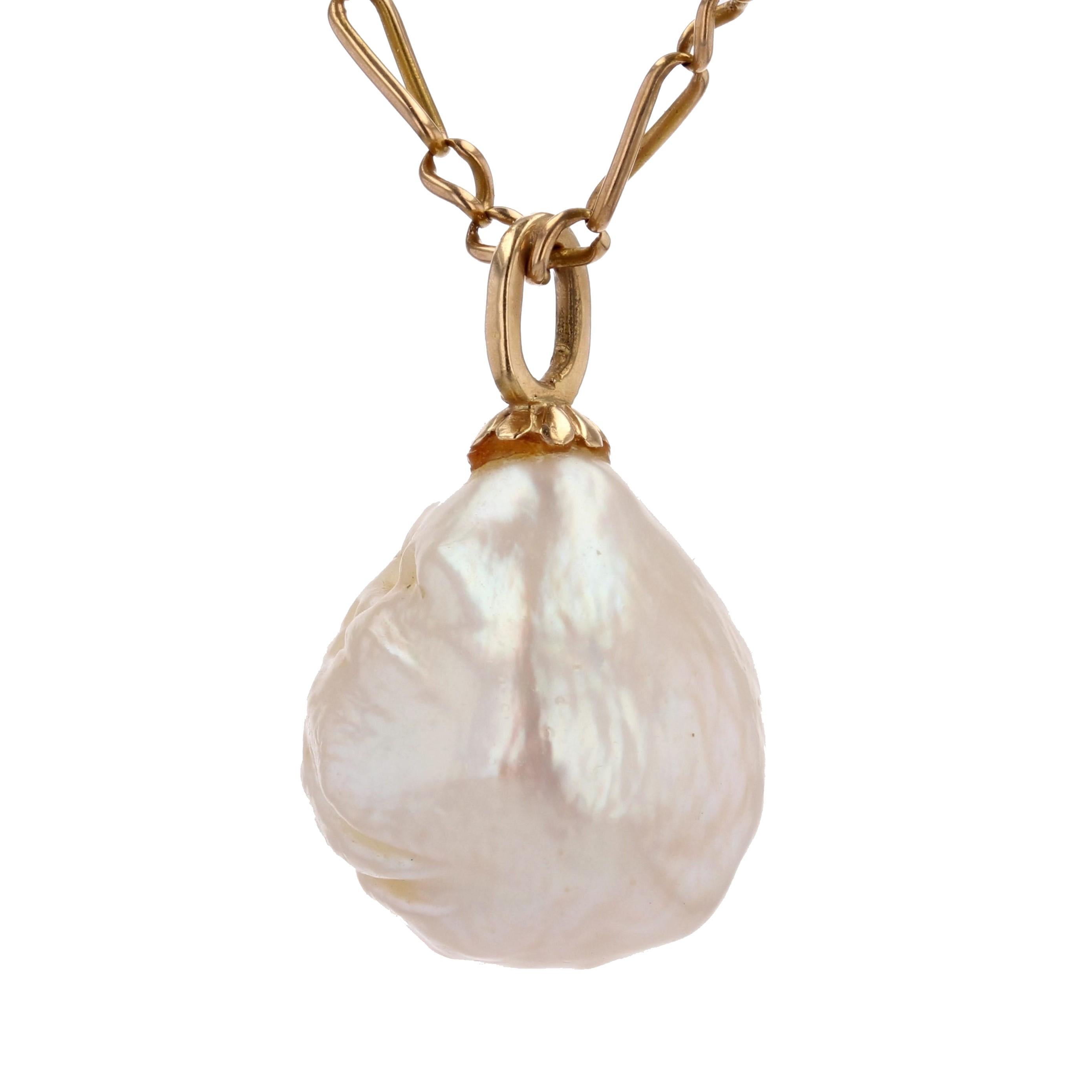 Pendentif Or Perle Blister