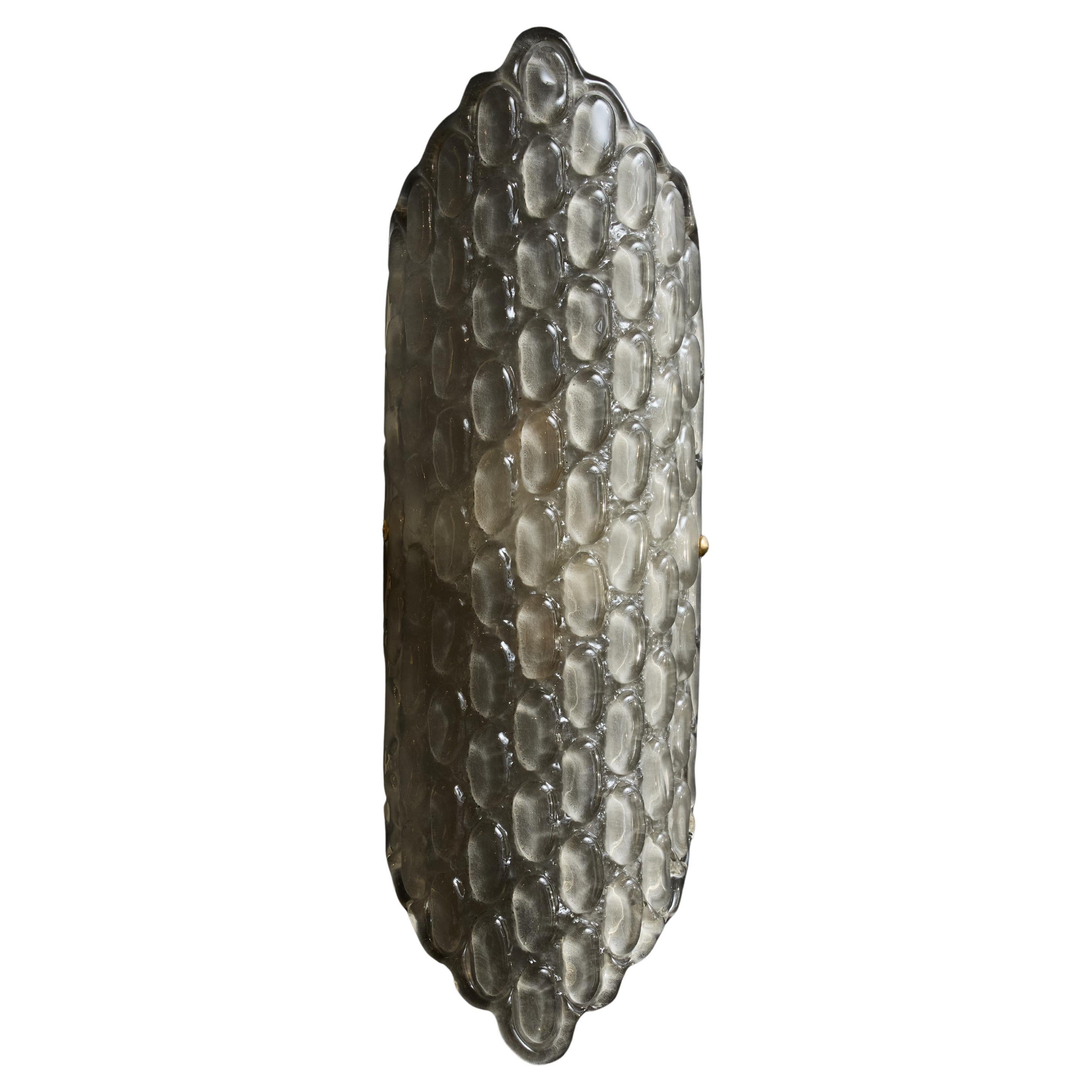 Blistered Murano Glass Wall Sconces
