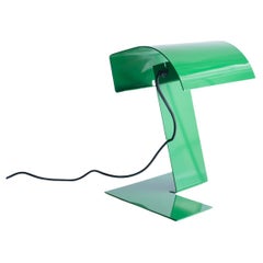 Blitz Italienische moderne Stilnovo-Schreibtischlampe in Grün