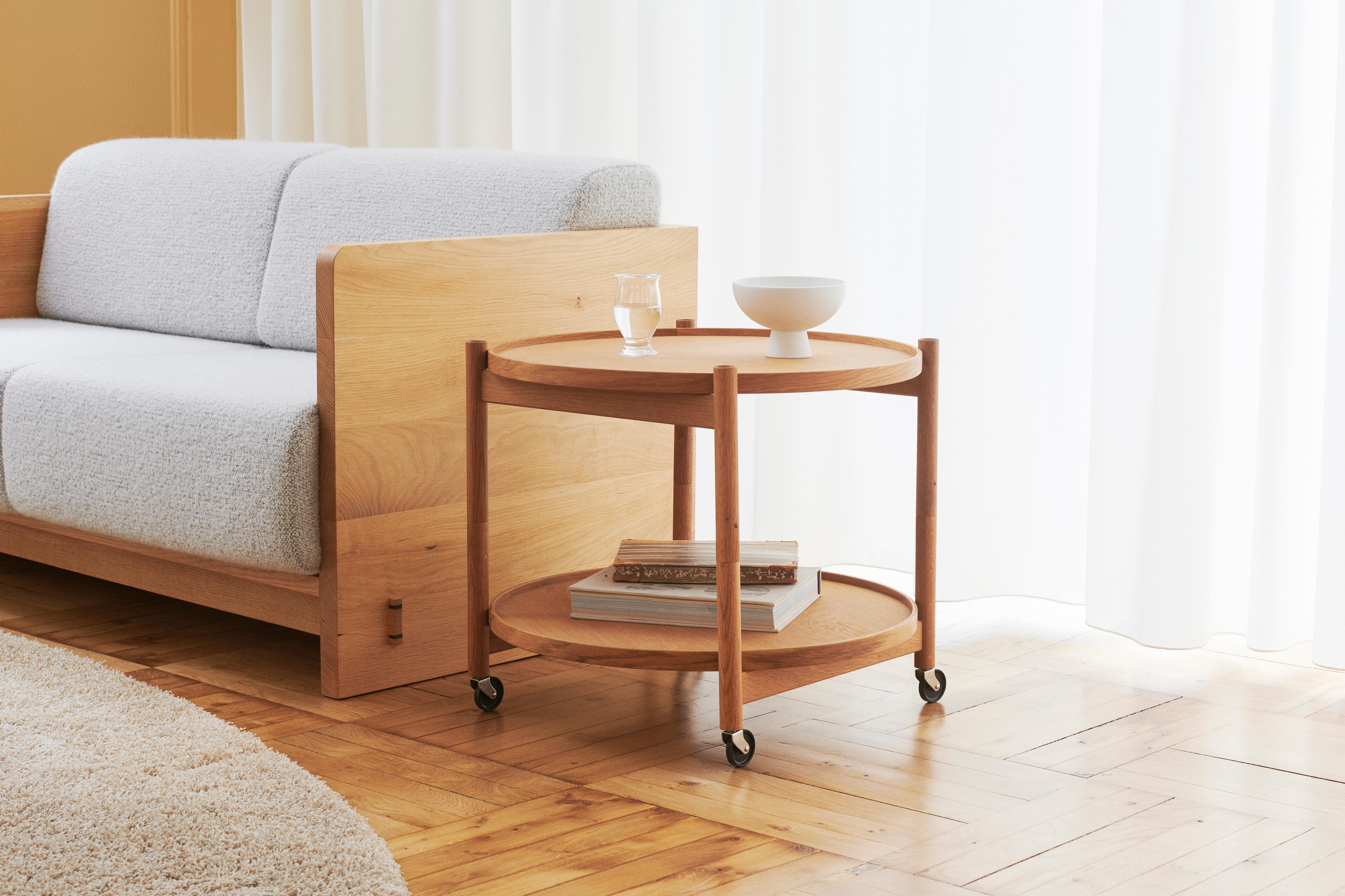 Contemporary Bølling Tray Table / Model 60 Veneer - Oiled Oak by Hans Bølling for Brdr-Kruger For Sale