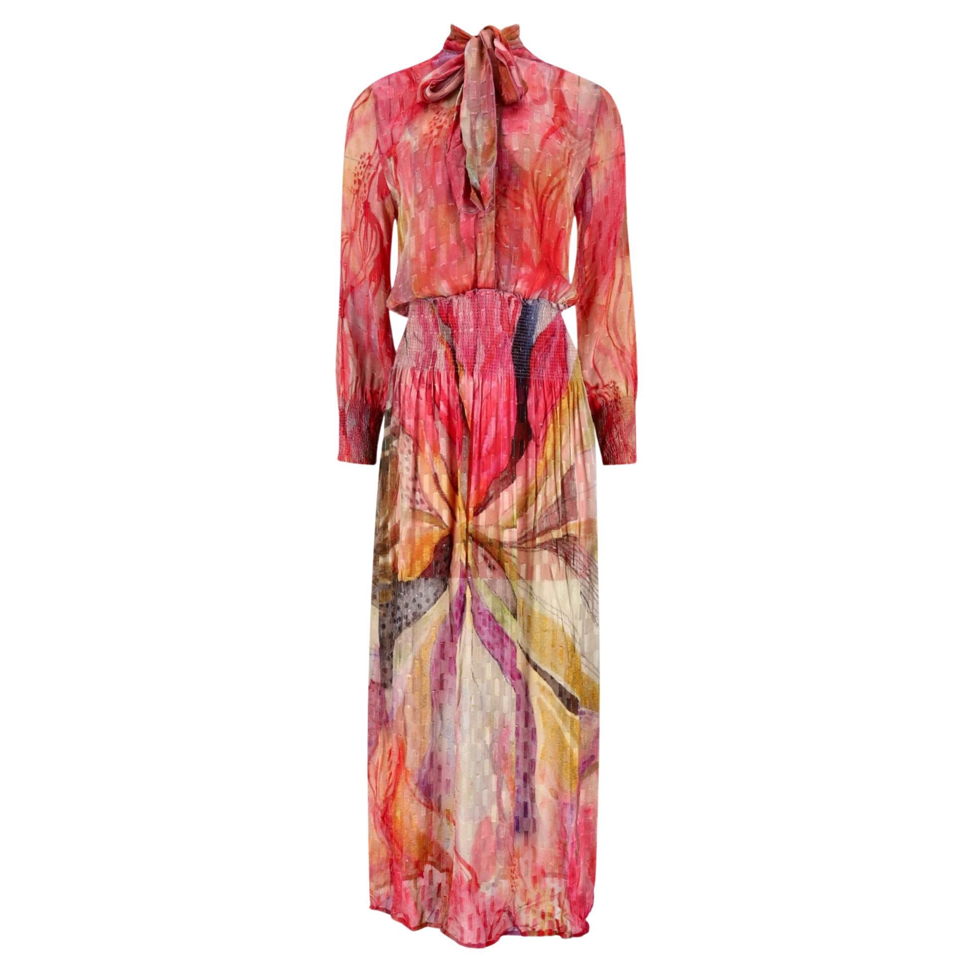 BL^NK London Watercolour Maxi Dress