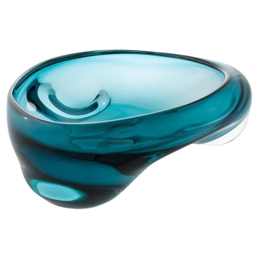 Blob Lagoon Thick Bowl, mundgeblasenes Glas - Made to Order