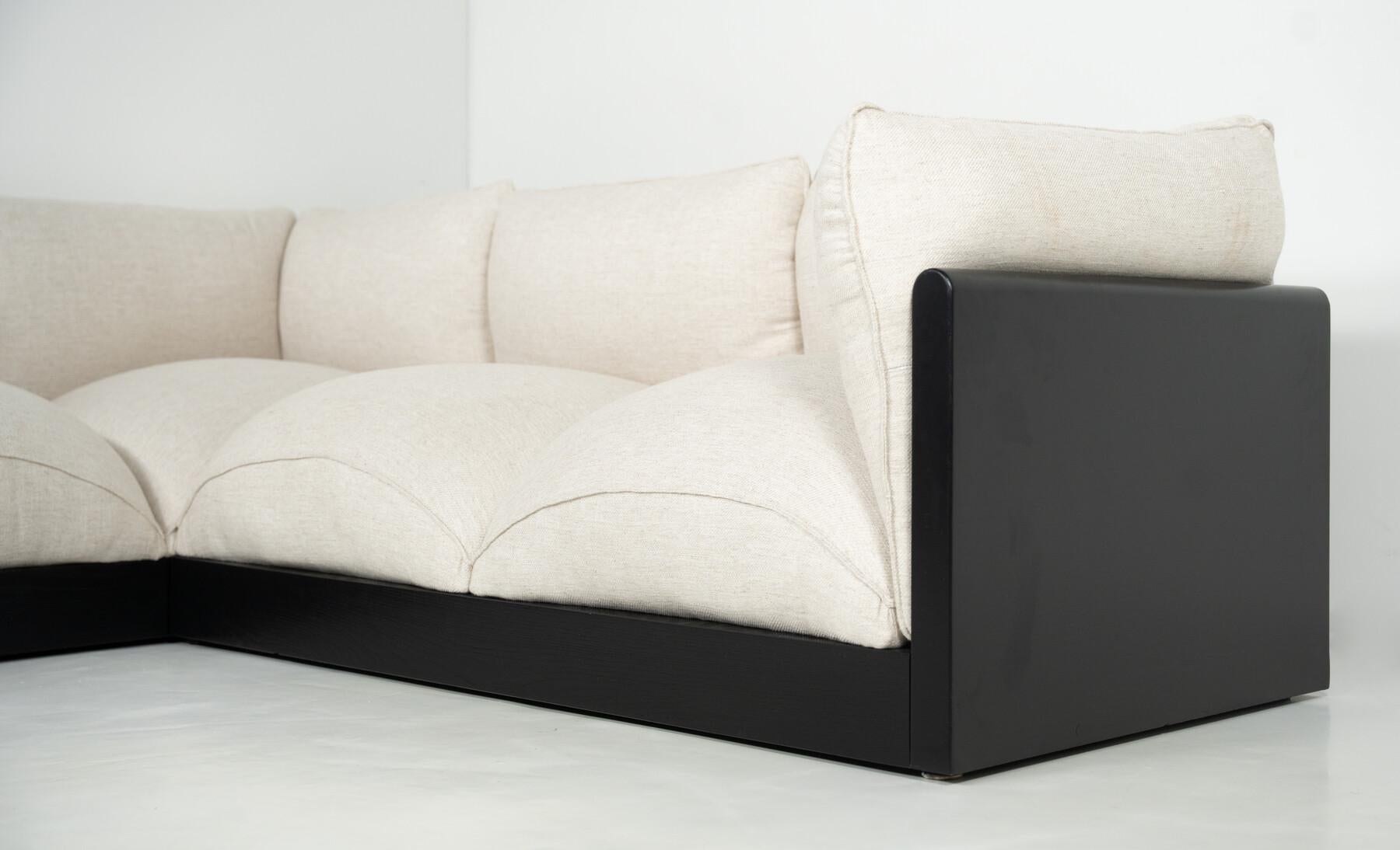 Blob Modular Sofa by Carlo Bartoli, Italy, 1970s - New Upholstery For Sale 10