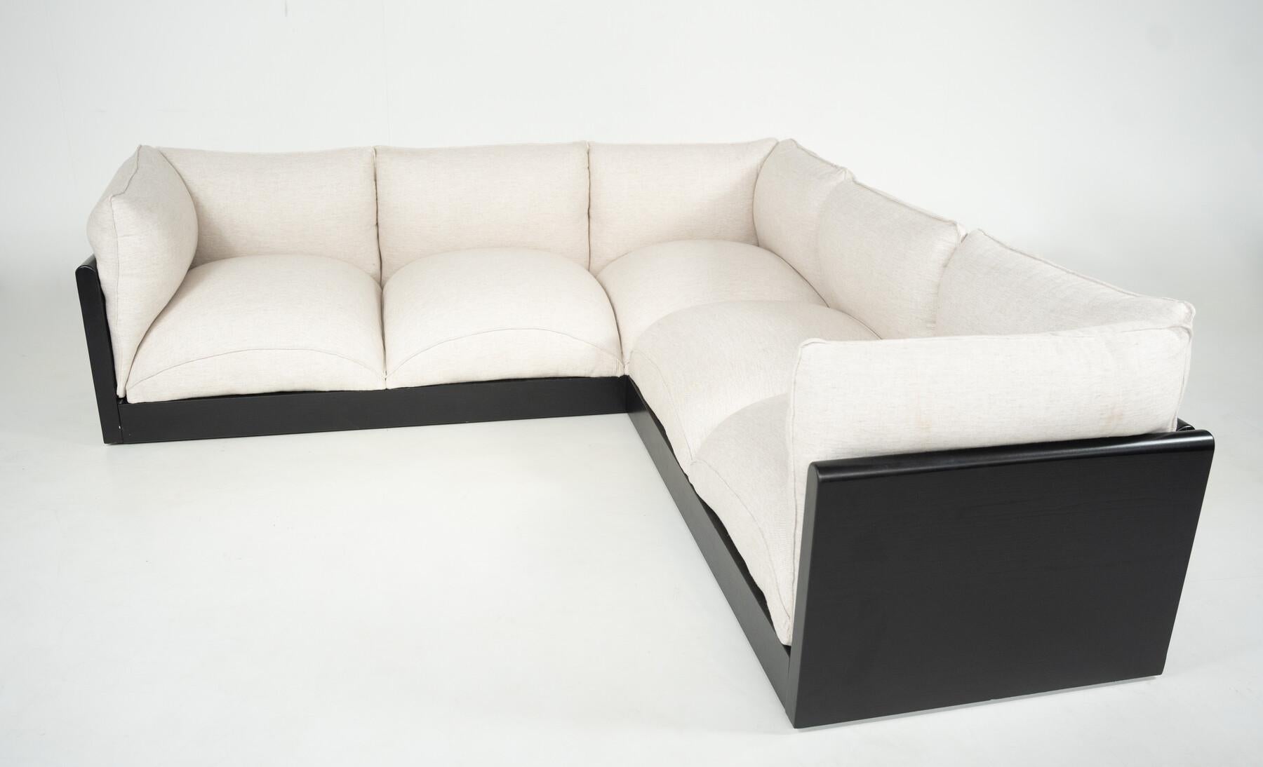 Blob Modular Sofa by Carlo Bartoli, Italy, 1970s - New Upholstery For Sale 1