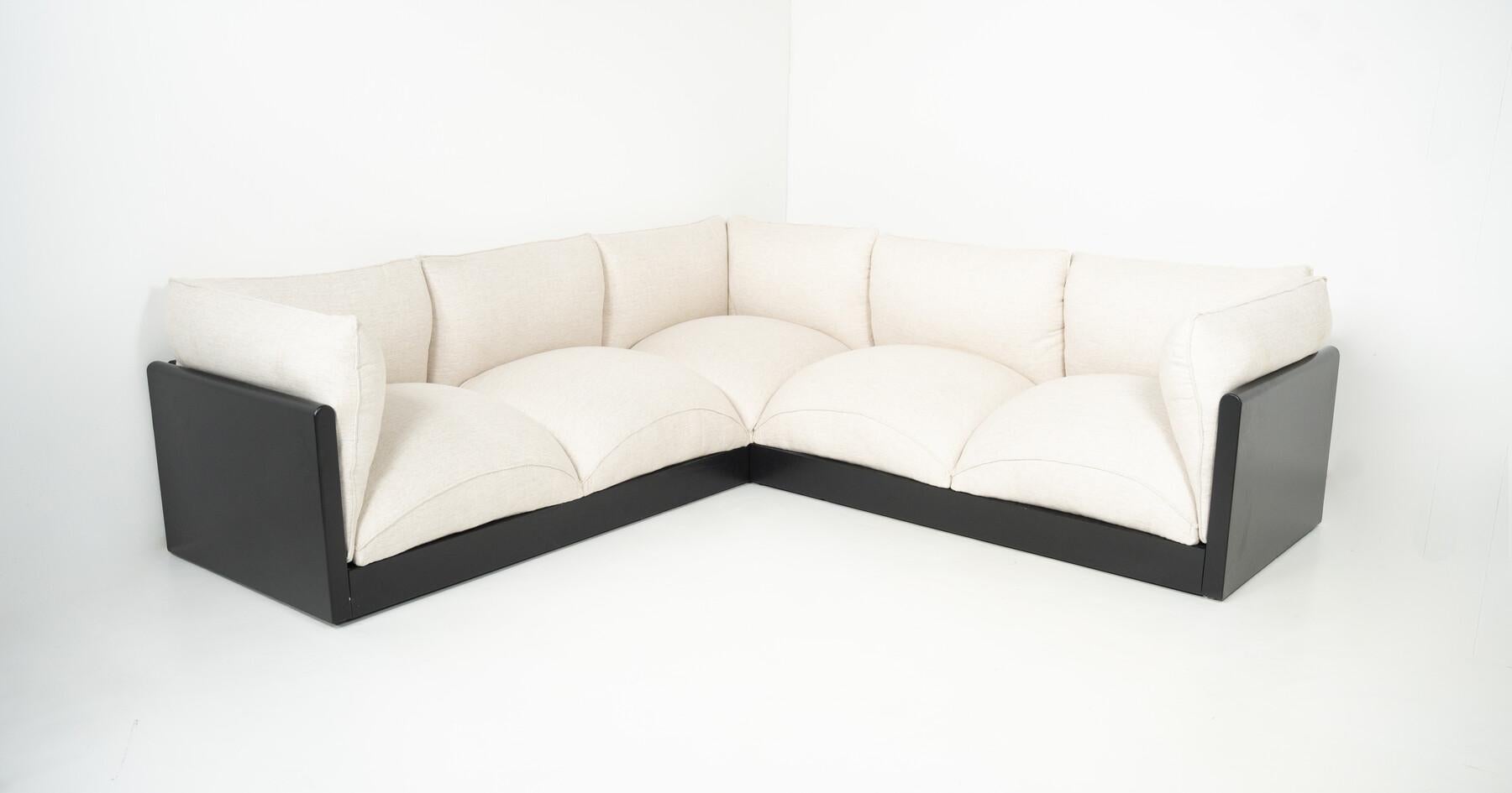 Blob Modular Sofa by Carlo Bartoli, Italy, 1970s - New Upholstery For Sale 2