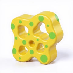 BLOB Yellow & Green Shelf Jr, skulpturale Designer-Regale, hergestellt in Kanada