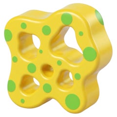 BLOB Yellow & Green Shelf Jr, skulpturale Designer-Regale, hergestellt in Kanada