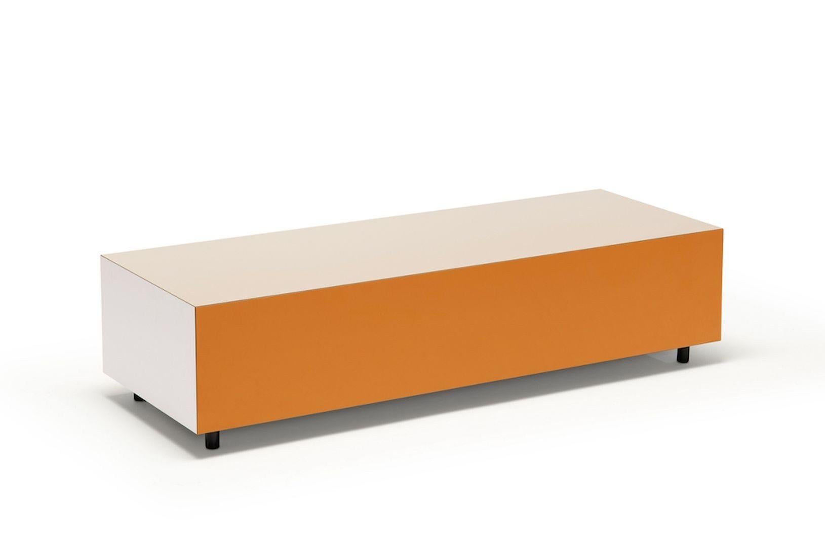Bloc L1200 With 2 Drawers Orange Established & Sons Pauline Deltour For Sale 3