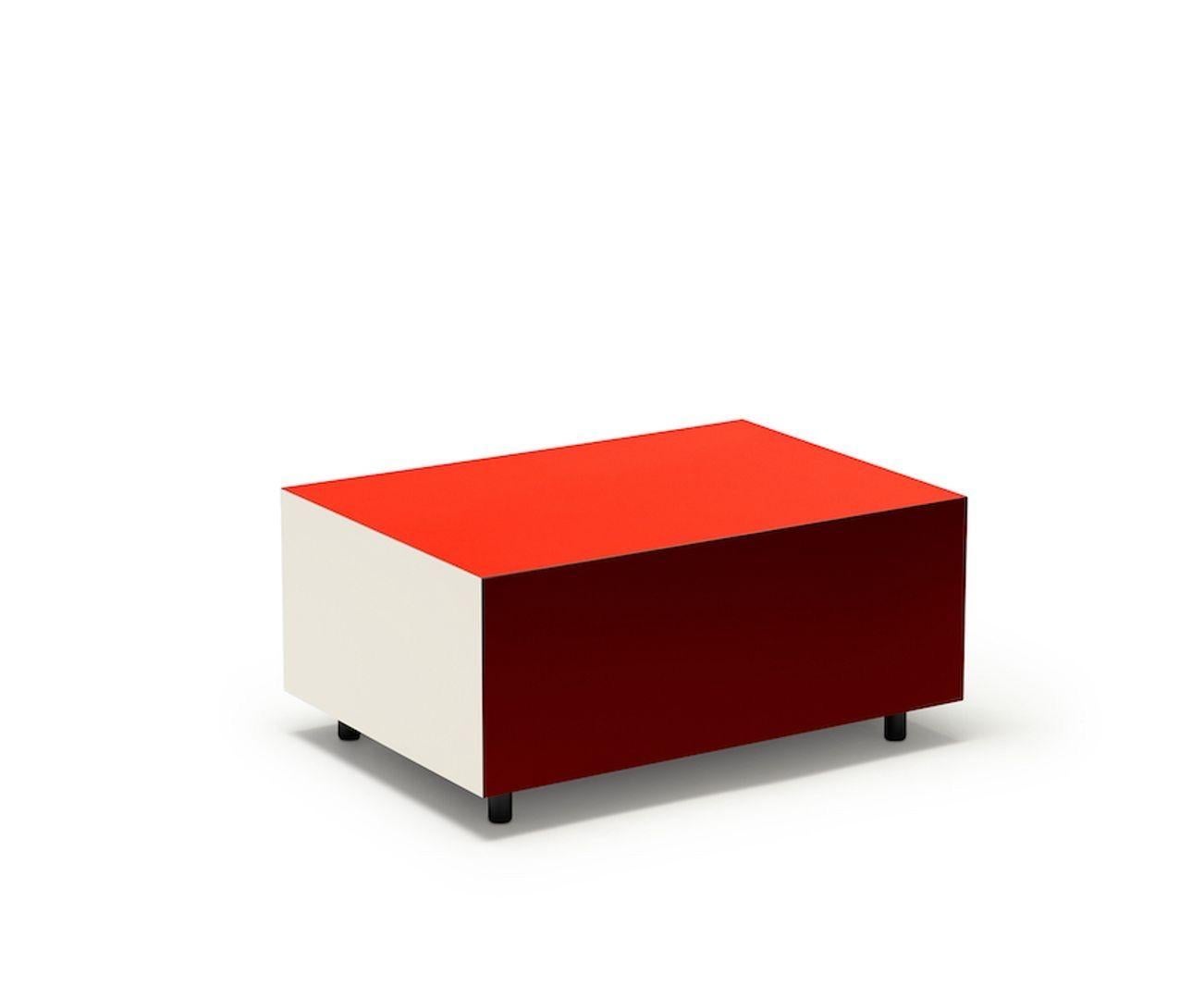 Bloc L640 Mit Schublade Rot Established & Sons Pauline Deltour im Angebot 6