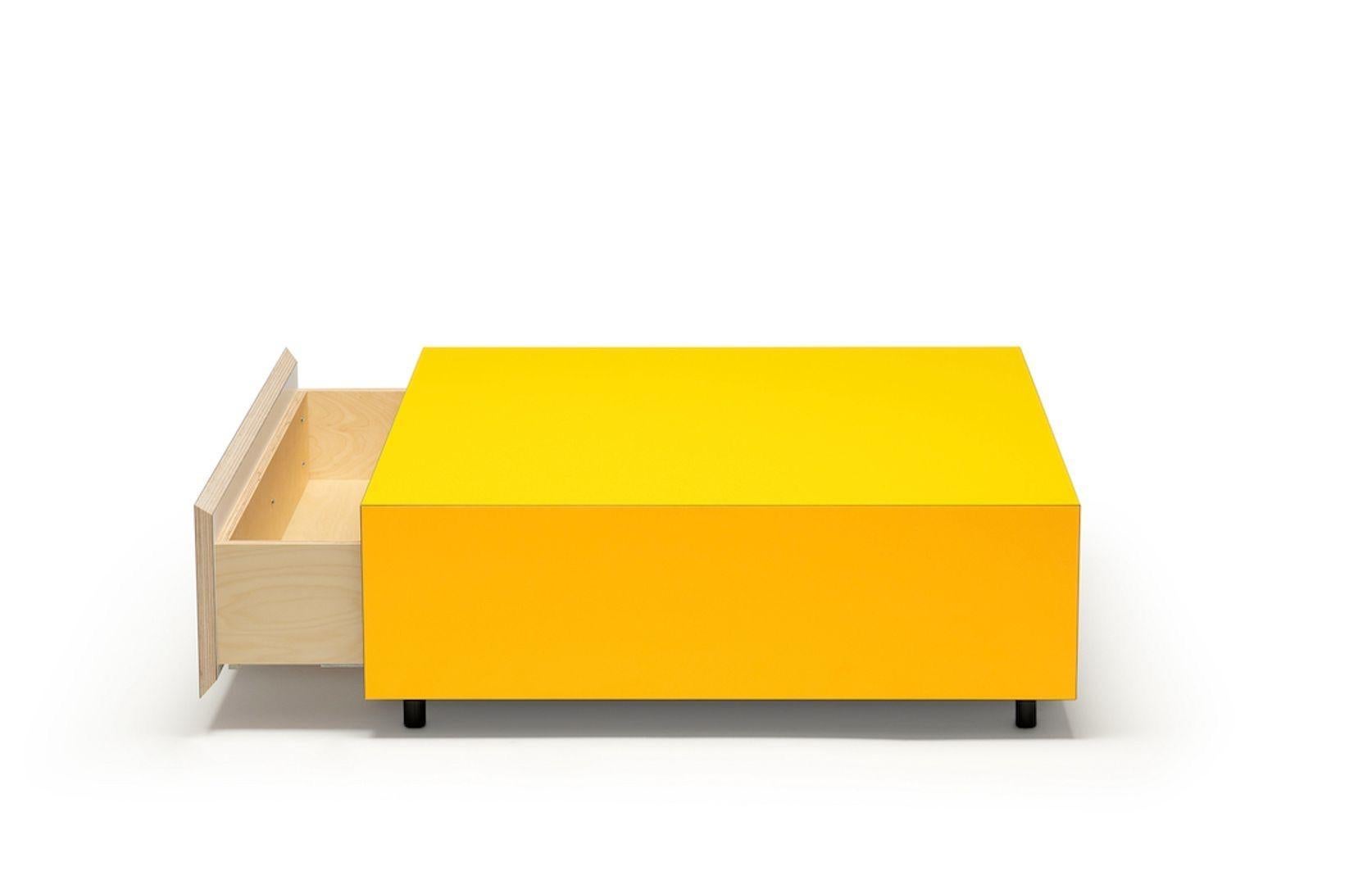 Italian Bloc L850 With Drawer Yellow Established & Sons Pauline Deltour For Sale