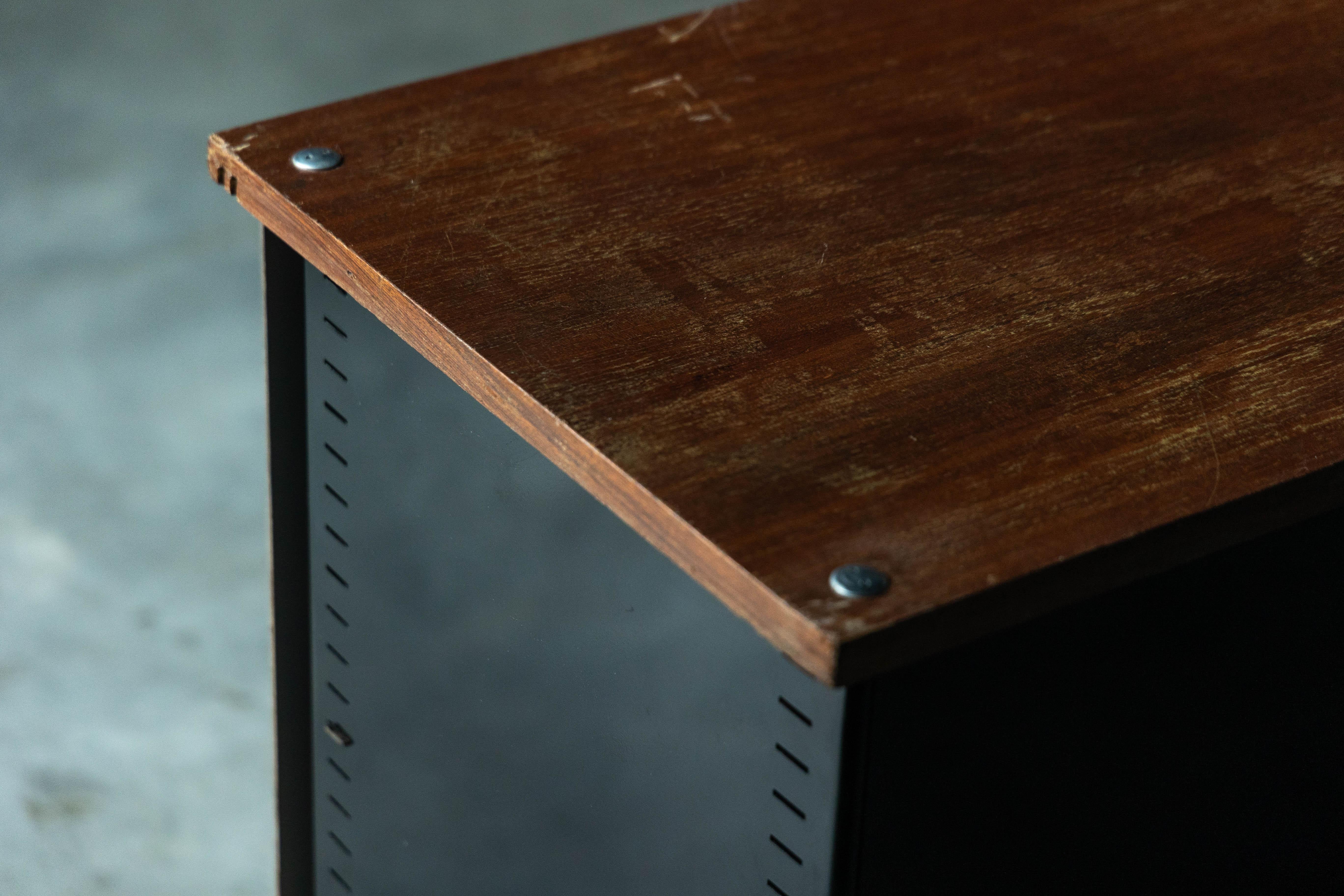 'Bloc' Sideboard by Charlotte Perriand for Cité Cansado, France, 1950s For Sale 7