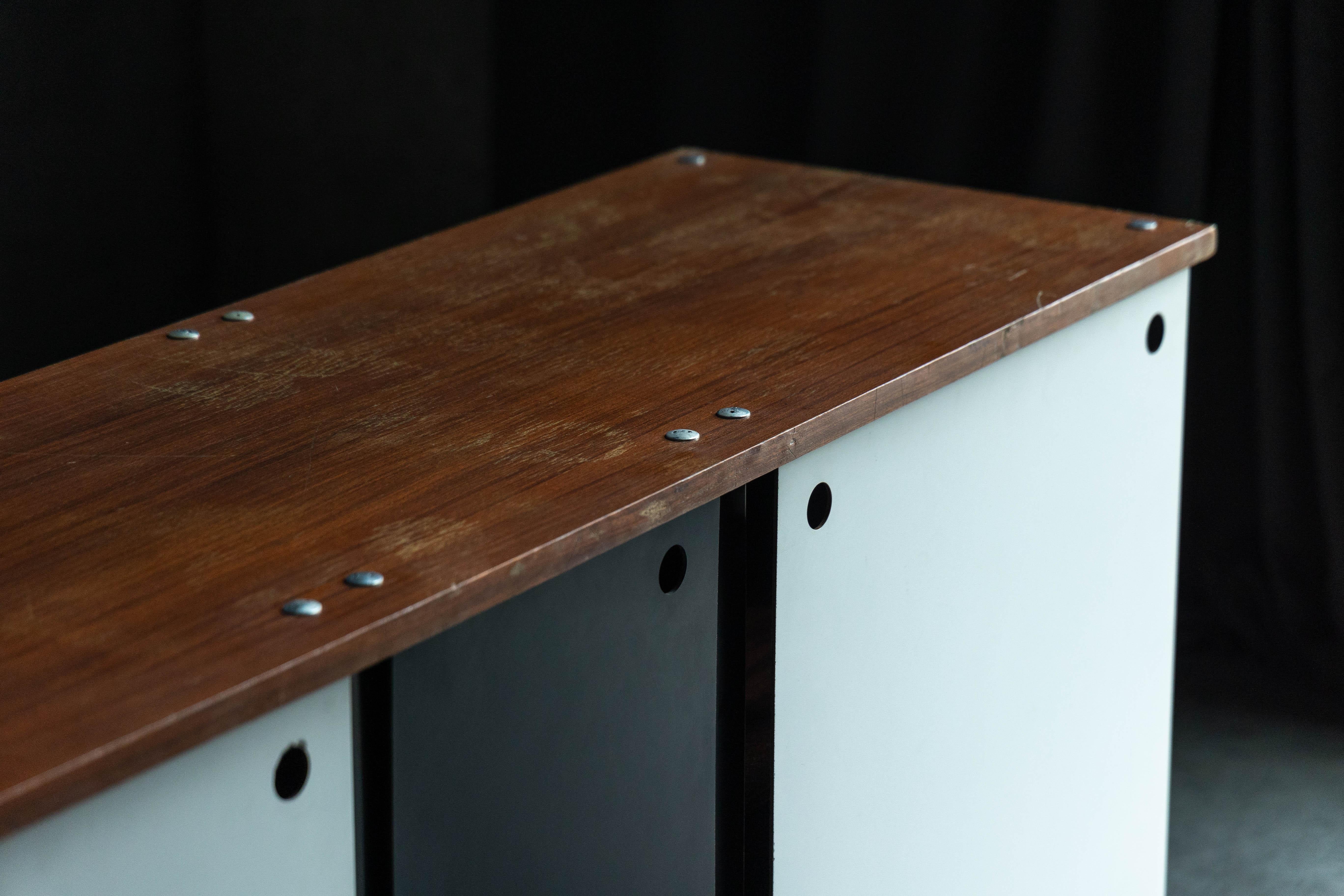 Mid-Century Modern 'Bloc' Sideboard by Charlotte Perriand for Cité Cansado, France, 1950s For Sale