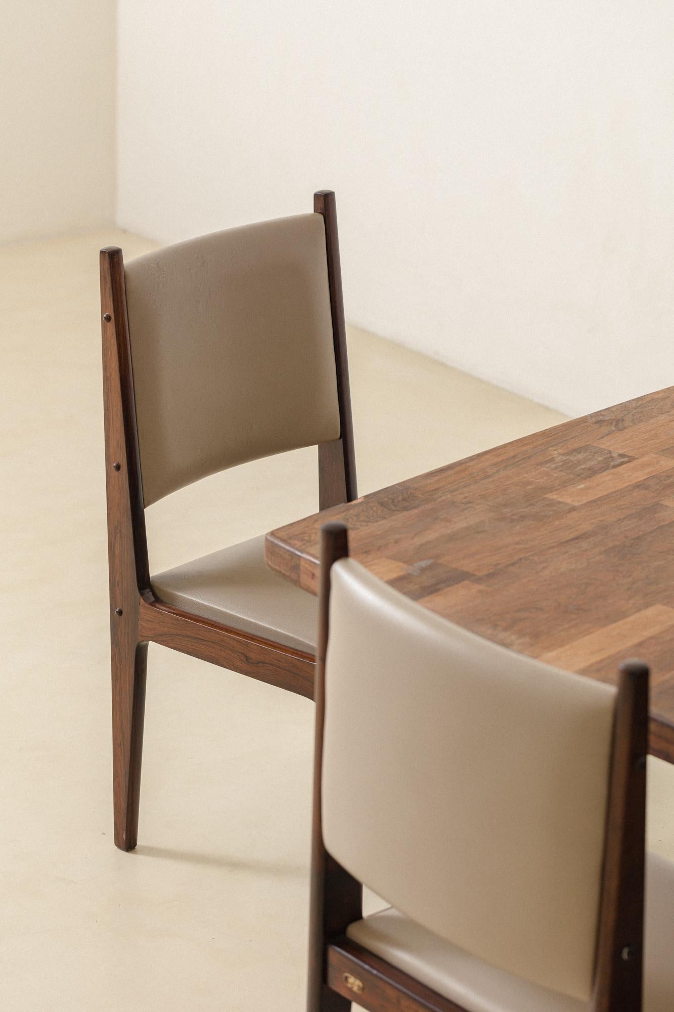 Sedie Bloch di Sergio Rodrigues, design brasiliano del Medioevo, 1964 in vendita 7
