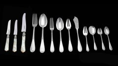 Bloch & Esch. - 273pc. Antique French 950 Sterling Silver Flatware Set