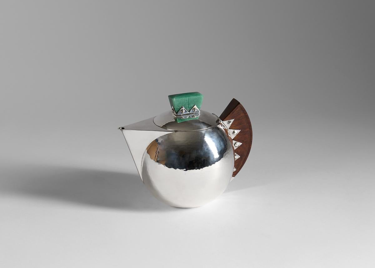 Silberschmied Bloch-Eschwege, Art Deco Tee- und Kaffeeservice, Frankreich, um 1930 (Art déco)