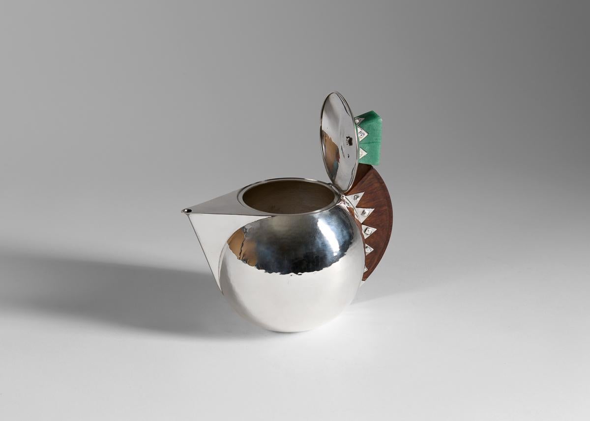 Silberschmied Bloch-Eschwege, Art Deco Tee- und Kaffeeservice, Frankreich, um 1930 (Französisch)