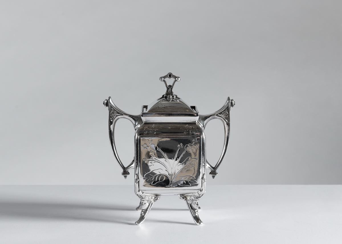 Bloch-Eschwege Silberschmied, Sechsteiliges Tee- und Kaffeeservice, USA, um 1872 (amerikanisch) im Angebot