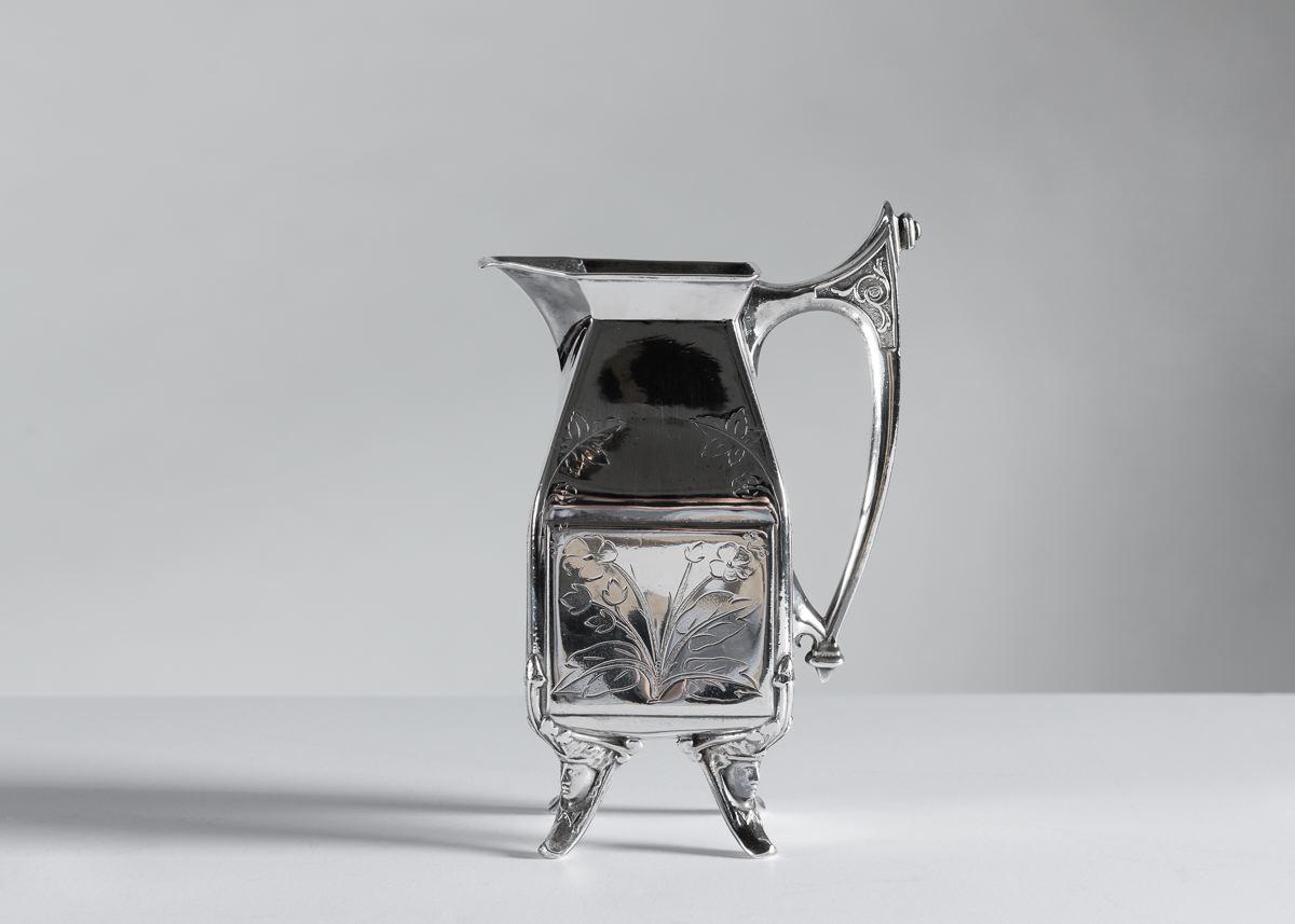 Bloch-Eschwege Silberschmied, Sechsteiliges Tee- und Kaffeeservice, USA, um 1872 (Versilberung) im Angebot