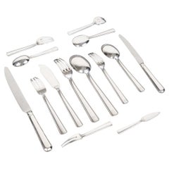 BLOCH ESCHWEGE - STERLING SILVER CUTLERY SET - 266 Pieces, 1930s Period