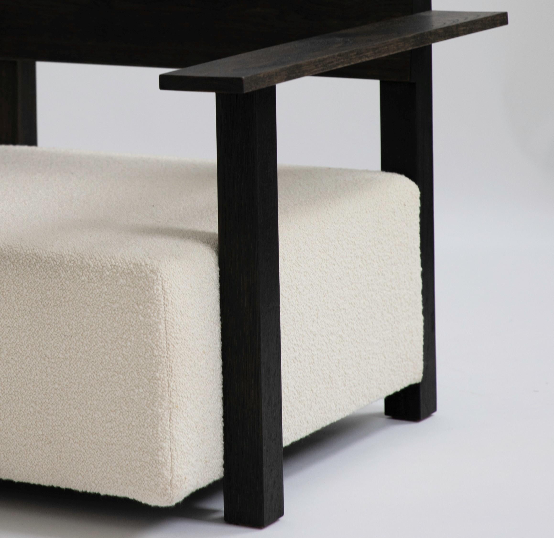 Modern Block Armchair by Fred Rigby Studio