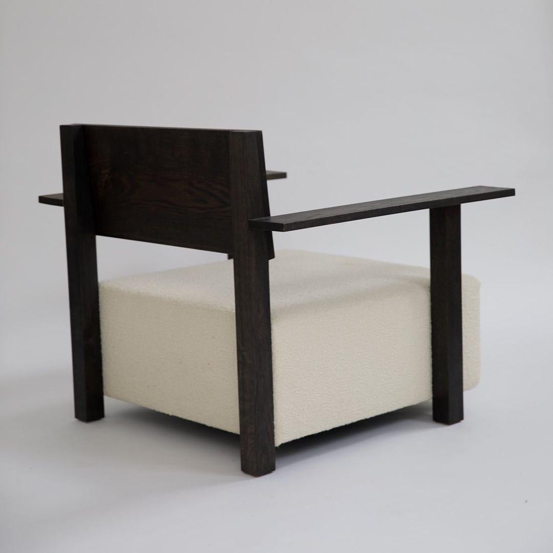 Block Armchair by Fred Rigby Studio In New Condition In Geneve, CH