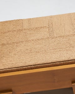 Poltrona Block in corda naturale