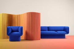 Block Blue Armchair by Studio Mut