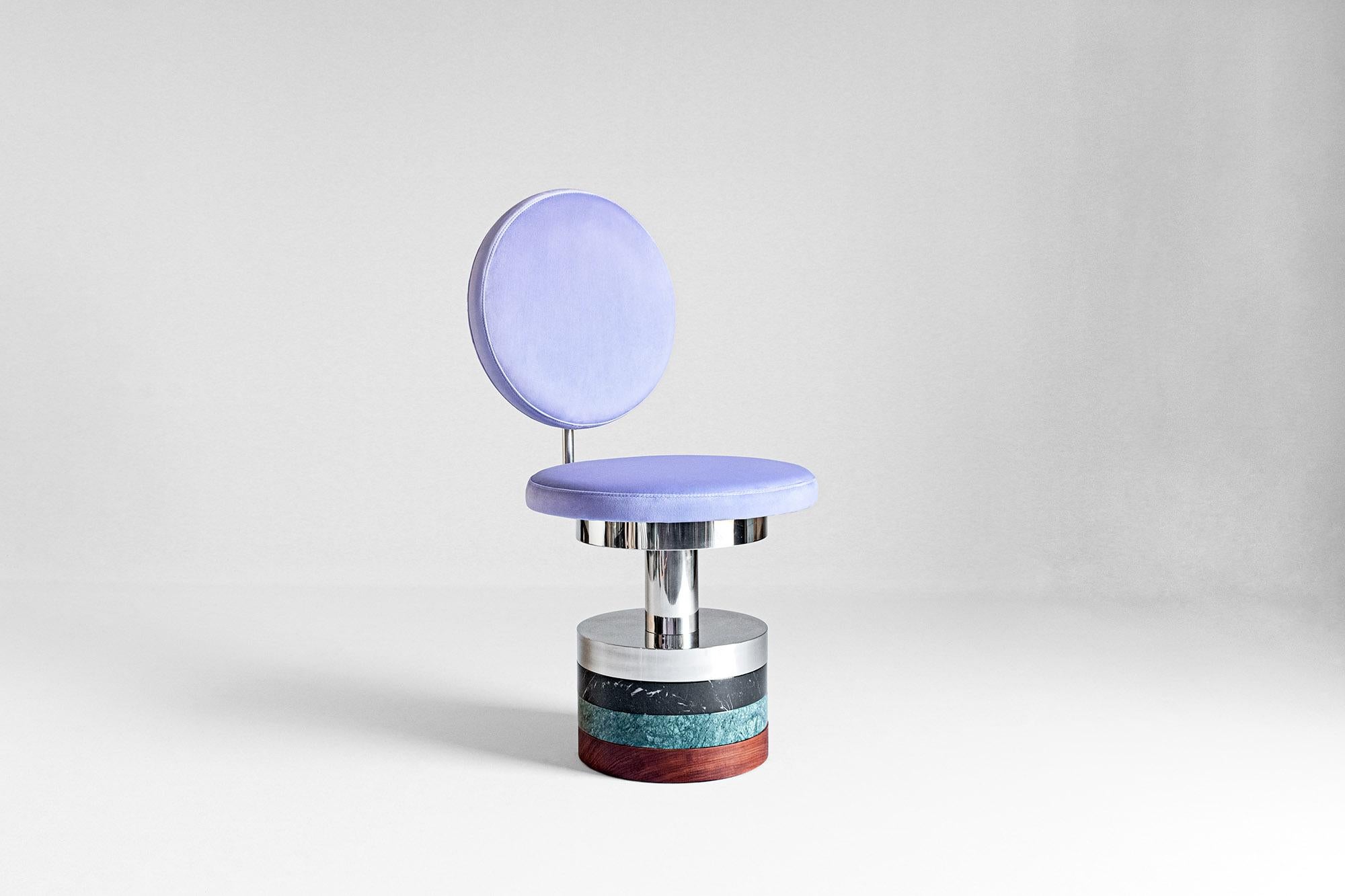 Block Chair Down Chair von Mas Creations by Masquespacio (Moderne) im Angebot