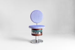 Lavendel-lila Block Chair Up - Esszimmerstuhl von Mas Creations von Masquespacio