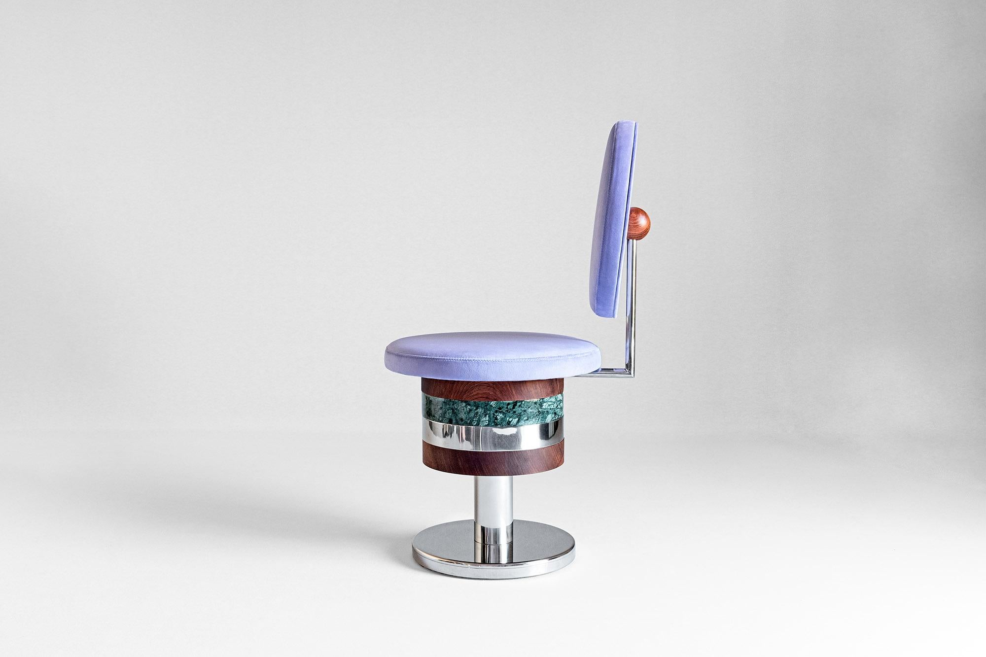 Espagnol Chaise à bascule Block de Mas Creations par Masquespacio en vente