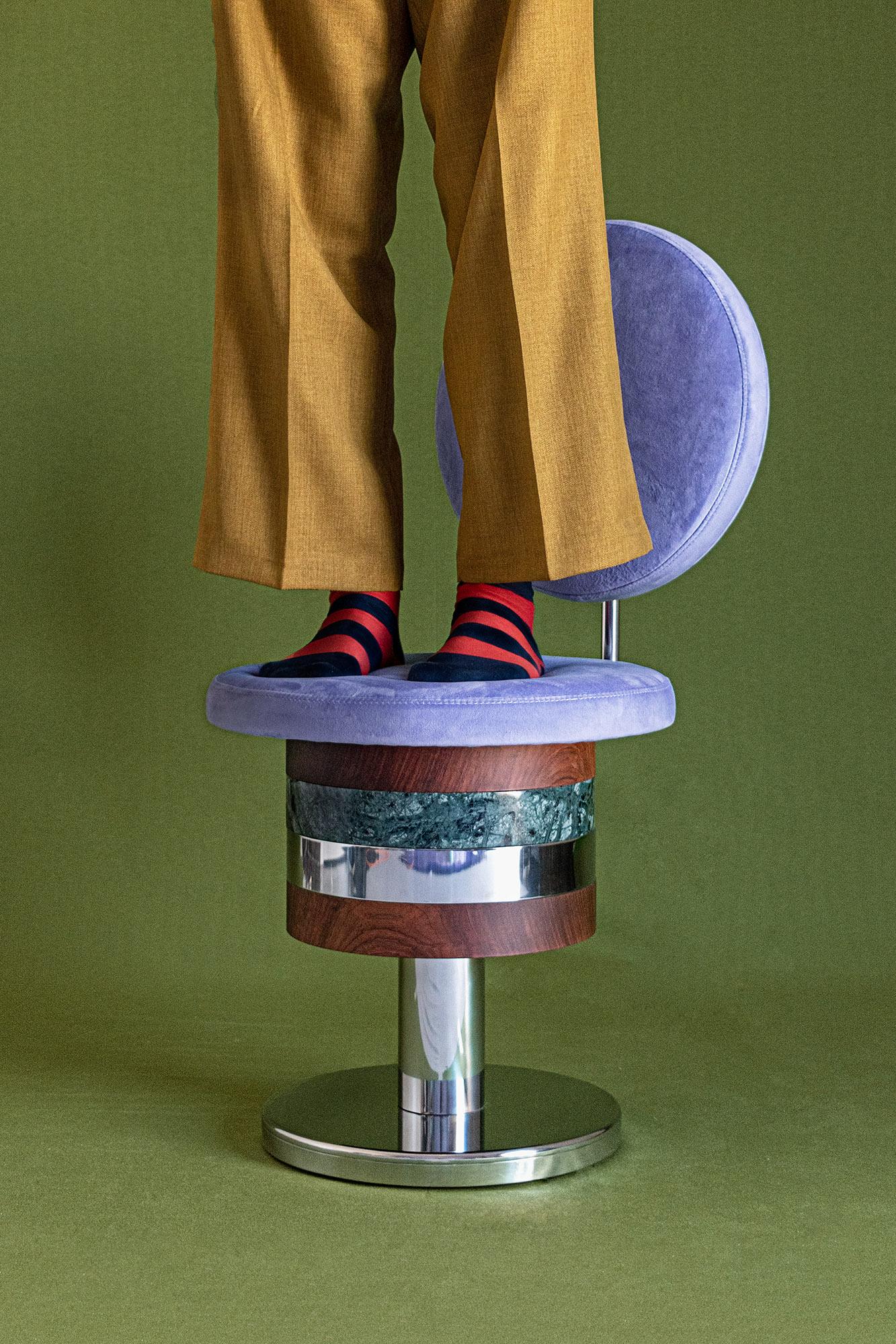 Block Chair Up Stuhl von Mas Creations (21. Jahrhundert und zeitgenössisch) im Angebot